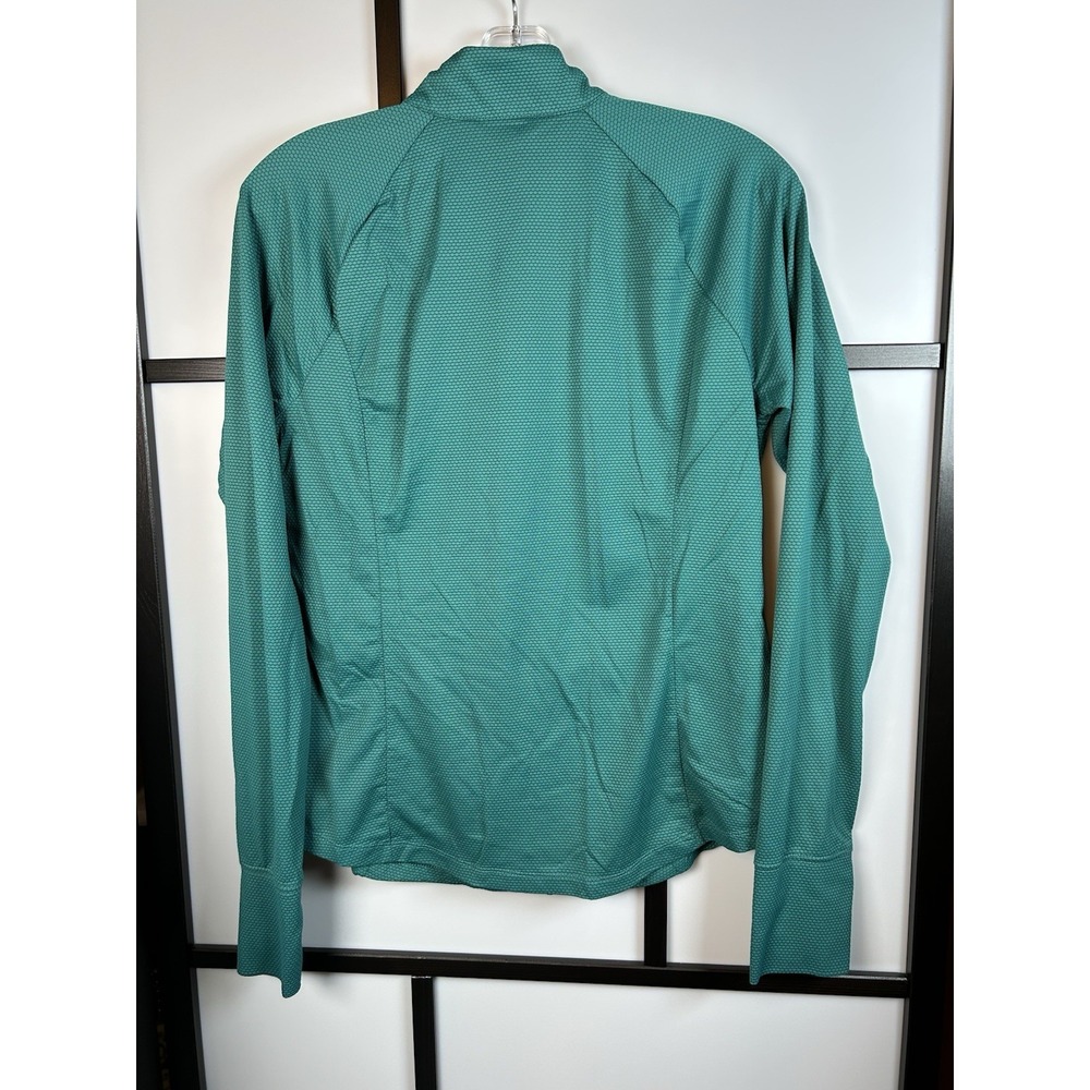 Tommy Bahama Golf Tennis Womens Long Sleeve Blue Textured 1/4 Zip Top Size L - Picture 2 of 8